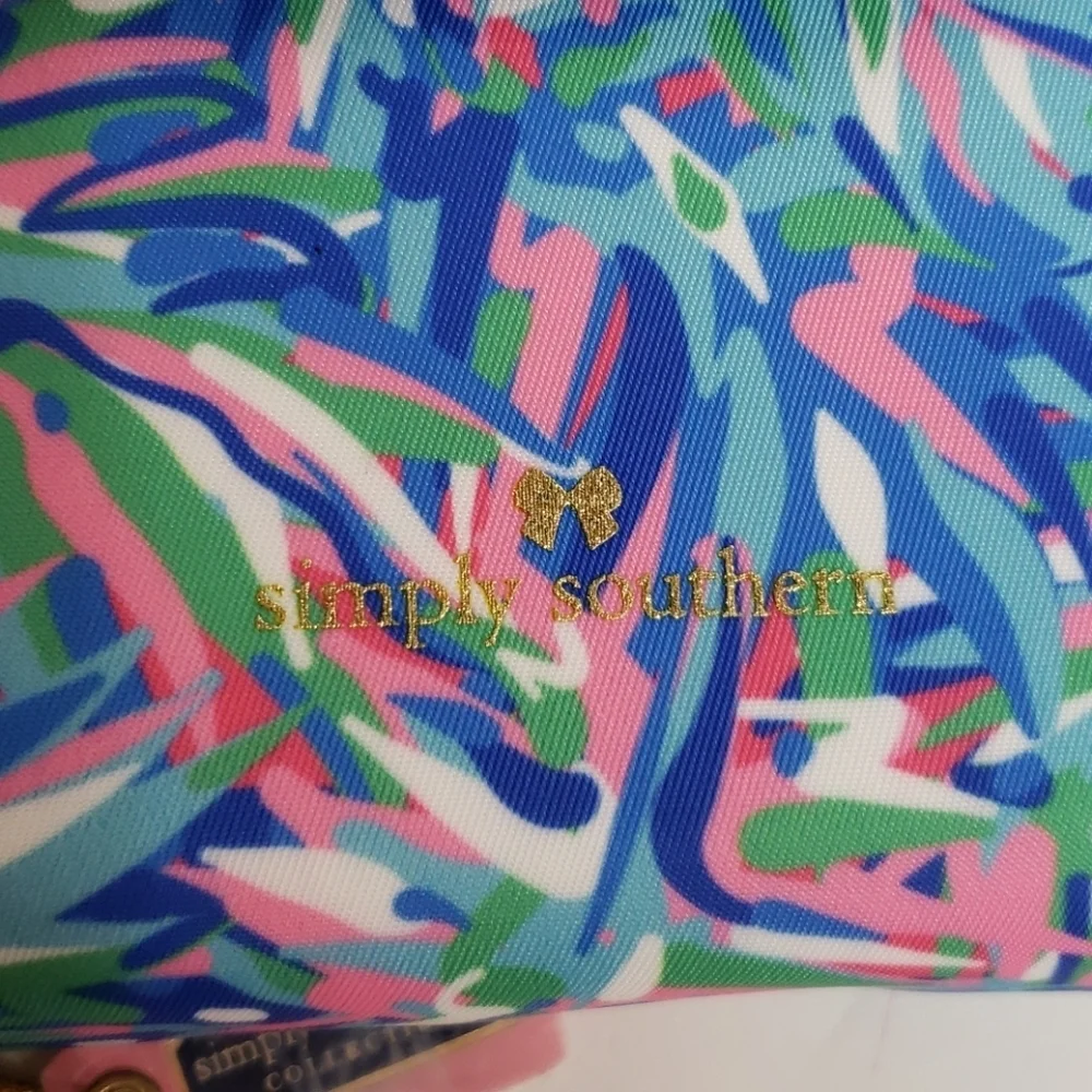 Simply Southern Snap Wallet Abstract Print NWT